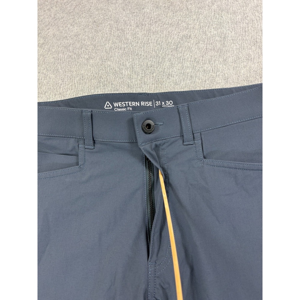 Western Rise Classic Fit  5 Pocket Pants (Men's 31x30) Blue‎ - Picture 3 of 14